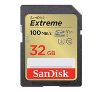 SanDisk Extreme 32 GB tarjeta SDHC + RescuePRO Deluxe, hasta 100 MB/s, UHS-I, Clase 10, U3, V30