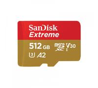 Sandisk MicroSDXC Extreme 512GB 190MB/s U3 V30 A2