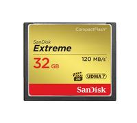 SanDisk Extreme, Compact Flash, 120 MB/s 32 GB