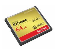 SanDisk Extreme 64 GB UDMA7 CompactFlash Card - Black/Gold