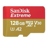 EXTREME MICROSDXC 128GB SD ADAPTER ACTION CAMS AND DRONES 1 SDSQXAA-128G-GN6AA