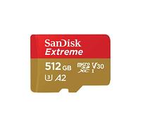 SanDisk Extreme MicroSDXC 512GB UHS-I A2 V30 Clase 10 con Adaptador SD