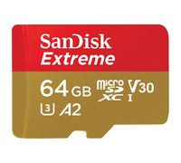 Sandisk Extreme MicroSDXC 64GB Clase 10 UHS-I + Adaptador