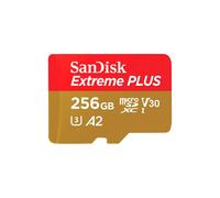 SanDisk Extreme Plus 256GB - Tarjeta MicroSDXC + Adaptador