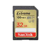 sandisk extreme plus 32gb sdhc memory card + 2 years rescuepro deluxe up to 100mbs 60mbs readwrite speeds uhs-i class 10 u3 v30