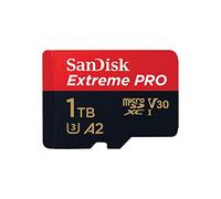 SanDisk Extreme Pro MicroSDXC 1TB Clase 10 U3 V30 A2 + Adaptador SD
