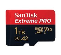 SanDisk Extreme PRO 1TB tarjeta microSDXC + adaptador SD + RescuePro Deluxe, hasta 200 MB/s, con Clase A2 de rendimiento de las aplicaciones UHS-I Class 10 U3 V30