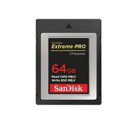 SanDisk 64GB Extreme PRO tarjeta CFexpress Type B, hasta 1500 MB/s + RescuePro Deluxe, Grabación de vídeo RAW 4K