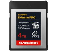SANDISK Extreme Pro CFexpress 4.0 Tarjeta Type B 4 TB (PCIe Gen4, Velocidades de Lectura hasta 3700 MB/s, VPG800/400, Compatibilidad con una Variedad de cámaras cinematográficas y sin Espejo)