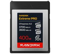 SANDISK Extreme Pro CFexpress 4.0 Tarjeta Type B 400 GB (PCIe Gen4, Velocidades de Lectura hasta 3700 MB/s, VPG800/400, Compatibilidad con una Variedad de cámaras cinematográficas y sin Espejo)