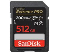 SanDisk SDXC Extreme Pro 512GB 200MB/s U3 V30