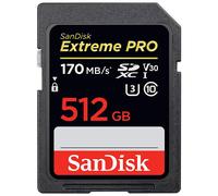 SanDisk Extreme PRO SDXC 512GB Clase 10 U3 V30 UHS-I