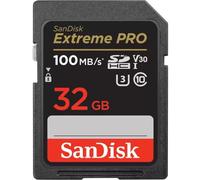 SanDisk Extreme PRO - Tarjeta de Memoria SDHC de 32 GB, hasta 95 MB/s, UHS-I, Class 10, U3, V30