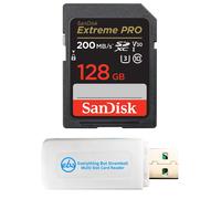 SanDisk Extreme Pro Tarjeta de memoria UHS-I SDXC de 128 GB funciona con cαmara Sony sin espejo ZV-E1 (SDSDXXD-128G-GN4IN) U3 V30 4K UHD con (1)