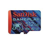 SanDisk 512GB Gameplay Tarjeta microSD para Dispositivos de Juego móviles y Consolas portátiles, hasta 190 MB/s