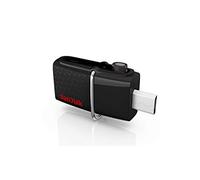 SanDisk - Memoria flash Ultra 16GB USB Dual Drive USB 3.0 Up to 130MB/s Read - negro