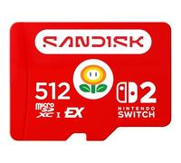 SANDISK microSD Express Tarjeta para Nintendo Switch 2 de 512 GB (velocidades de hasta 880 MB/s de lectura/650 MB/s de Escritura, Full HD)