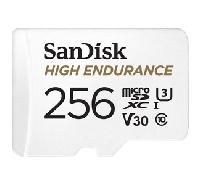 SanDisk microSDHC 256GB HE w/Adapter SDSQQNR-256G-GN6IA