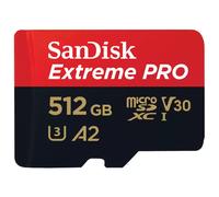 Sandisk MicroSDXC Extreme Pro 512GB 200mb/s U3 V30 A2