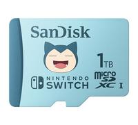 SanDisk Nintendo Tarjeta Micro SDXC 1 TB para Nintendo Switch Consoles, hasta 100 MB/s, Edición Pokémon Snorlax, Añade de Almacenamiento para tu Consola Nintendo Switch, UHS-I, Class 10, U3
