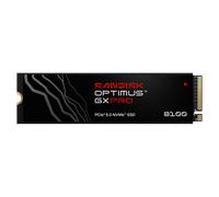 SANDISK Optimus GX Pro 8100 PCIe Gen 5 NVMe SSD 2 TB (velocidades de Lectura/Escritura secuenciales de hasta 14 900/14 000 MB/s, TLC 3D CBA NAND, hasta 1 200 TBW)