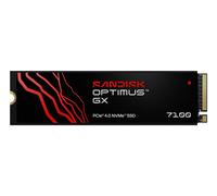 SANDISK Optimus GX 7100 NVMe SSD 2 TB (hasta 7250/6900 MB/s velocidades secuenciales de Lectura/Escritura, PCIe 4.0, M.2 2280, BiCS TLC 3D CBA NAND, SANDISK Dashboard)