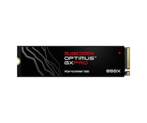 SANDISK Optimus GX PRO 850X NVMe SSD 1 TB (hasta 7300/6300MB/s velocidades de lectura/escritura secuencial, M.2 2280, PCIe 4.0) Almacenamiento de expansión para gaming, SSD interno de alto rendimiento