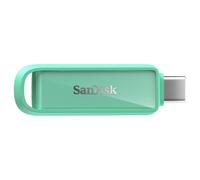 SanDisk Phone Drive con USB Type-C 256 GB (para teléfonos Inteligentes, tabletas y Ordenadores, velocidades de 150 MB/s, Haz copias automáticas, recuperación de Datos) - Verde Espuma de mar