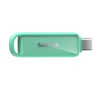 SanDisk Phone Drive with USB-C - 256GB Seafoam, Green - SDIXS0N-256G-GN6NQ