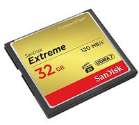 SanDisk SDCFXSB-032G-G46 CF Extreme Memory Card 32GB 120MB/S Class 10