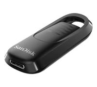 SANDISK Ultra Slider Pendrive 256 GB Memoria USB Type-C (Unidad Flash, de alta velocidad hasta 400 MB/s, USB 3.2 Gen 1, Conector retráctil, Almacenamiento, acceso y transferencias más ágiles) Negro