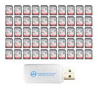 SanDisk SDSDUNC-016G-GN6IN - Paquete de 50 tarjetas Ultra SD de 16 GB para cámaras digitales