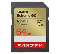 Tarjeta de memoria SanDisk Extreme GO 64 GB SDXC UHS-I 170 MB/s V30 resistente