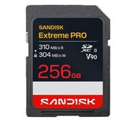 SanDisk SDXC Extreme PRO 310 MB/s de lectura, 304 MB/s de escritura, UHS-II V90 256 GB