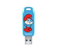 SanDisk Smurfs unidad flash USB 128 GB USB tipo A 3.2 Gen 1 (3.1 Gen 1) Azul