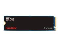 SanDisk SSD Plus 500GB, M.2 2280 PCIe Gen3 NVMe SSD, con velodidad de lectura de hasta 3200 MB/s