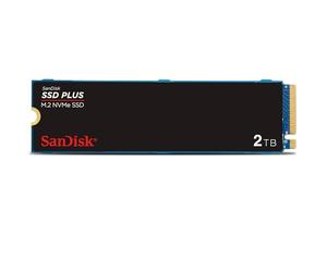 SanDisk SSD Plus M.2 2280 NVMe SSD 2 TB PCIe Gen 3, con velodidad de lectura de hasta 3200 MB/s NVMe SSD, Western Digital Dashboard