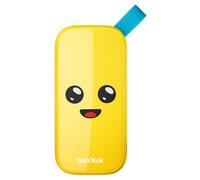 Sandisk SSD portátil Fortnite de 1 TB, edición Peely - hasta 800 MB/s, USB-C, USB 3.2 Gen 2, protección contra caídas - SDSSDE30-1T00-G25F