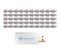 SanDisk - Tarjeta de memoria clase 10 (paquete de 50) 16 GB Ultra MicroSDHC | Compatible con tabletas y cámaras de seguridad (SDSQUNS-016G-GN3MN) con (1) lector de tarjetas Everything But Stromboli Combo