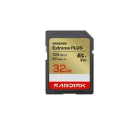 SanDisk Tarjeta De Memoria Extreme PLUS SDHC 32GB V30 U3 UHS-I C10 100MB/s