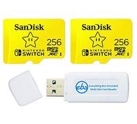 SanDisk - Tarjeta de memoria MicroSD de 256 GB (2 unidades) para Nintendo Switch OLED Model