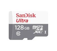 SanDisk Tarjeta de memoria SanDisk Ultra 128GB microSDXC con adaptador, Clase 10, U1, hasta 80 MB/s