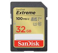 SanDisk Extreme 32 GB tarjeta SDHC + RescuePRO Deluxe, hasta 100 MB/s, UHS-I, Clase 10, U3, V30