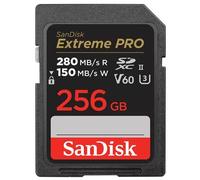 SanDisk Tarjeta de memoria SDXC Extreme Pro R 280 MB/s V60 UHS-II, Clase 10 256 GB
