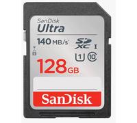 Tarjeta de Memoria SanDisk Ultra 128GB SD HC UHS-I - SDXC/ Clase 10/ 140MBs