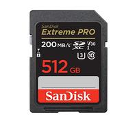 SanDisk Tarjeta Extreme PRO, microSDXC y UHS-I de 512 GB con adaptador (el embalaje puede variar)