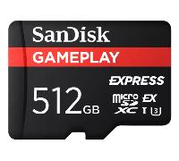 SanDisk GamePlay Express 512GB - Tarjeta MicroSD