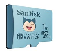 SanDisk Tarjeta microSD con licencia oficial para Nintendo Switch, Pokémon Snorlax 1TB (Velocidad de Lectura hasta 100 MB/s, UHS-I, 4K UHD, V30, C10, U3 Compatibilidad: Nintendo Switch 1, Lite y OLED)
