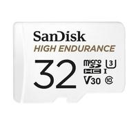 SanDisk Tarjeta microSDHC de alta resistencia con adaptador SD, C10, U3, V30 32 GB