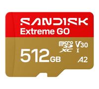 Tarjeta MicroSD SanDisk Extreme GO 512 GB UHS-I 240 MB/s U3 V30 A2